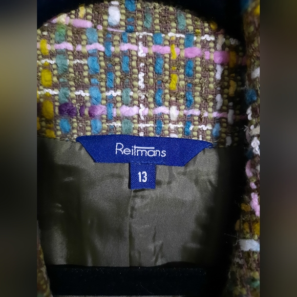 Vintage Reitmans Tweed Jacket and Skirt Suit Set - Picture 9 of 16